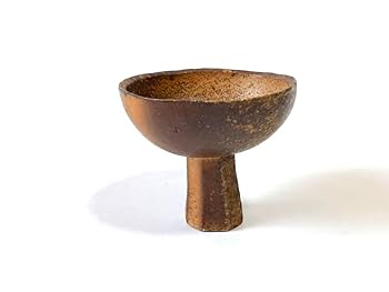 陶芸家 備前焼の器 Amazon.co.jp: 陶芸家 作家物 渡辺聡 備前 高盃 馬上杯 備前焼